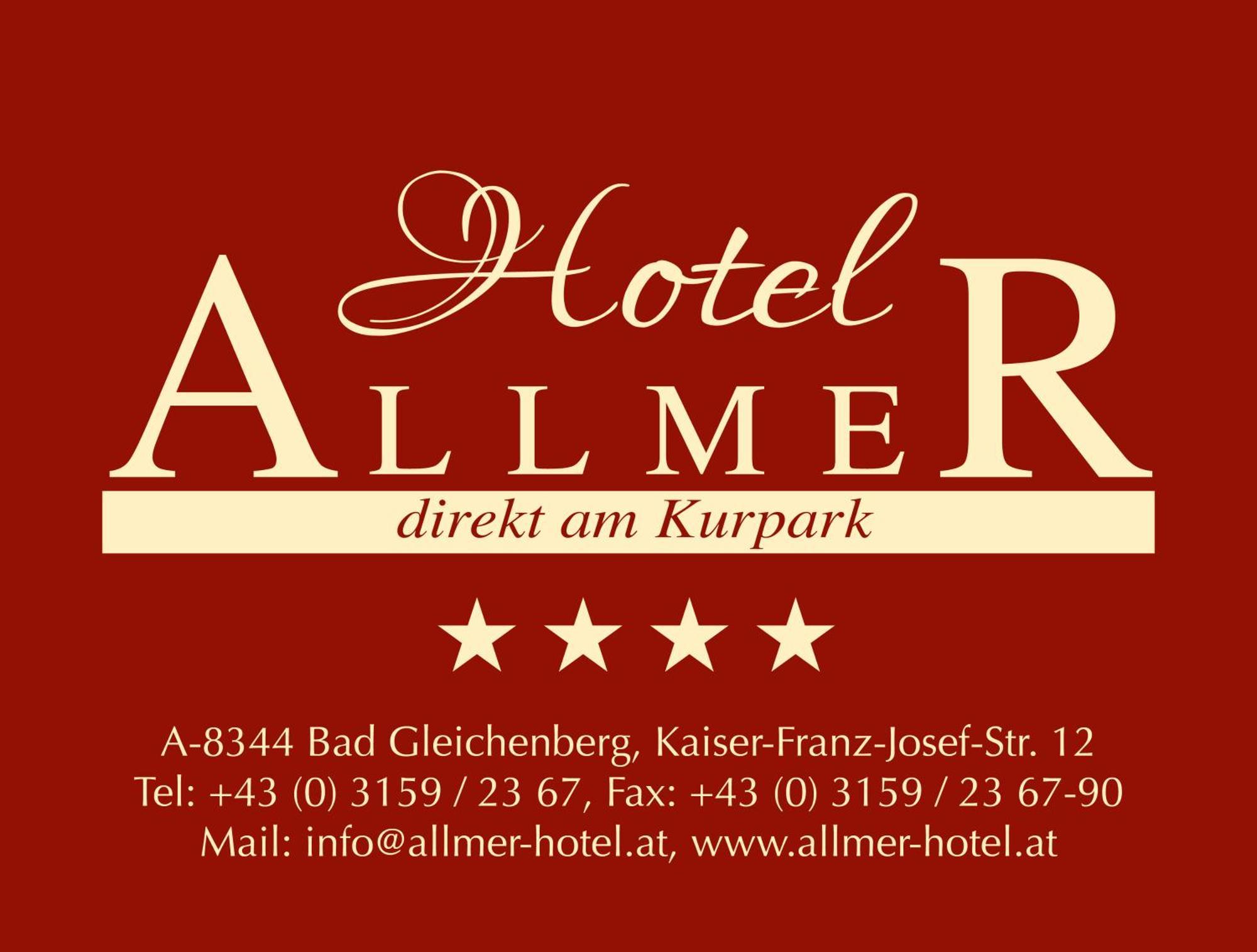 Hotel Allmer Bad Gleichenberg Exteriér fotografie